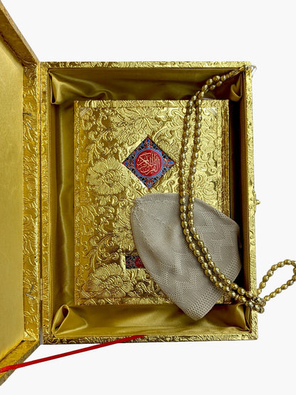 Premium Golden Quran Gift Set - QURAN MARKAZ